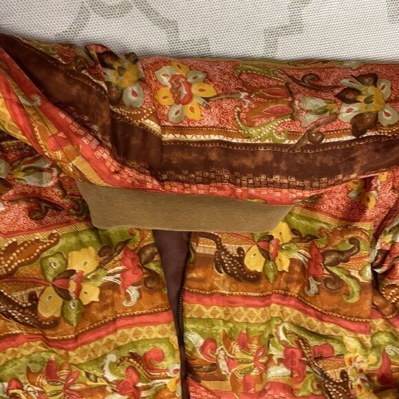 Vintage Petite Sophisticate Floral Silk Jacket PS - Picture 3 of 6